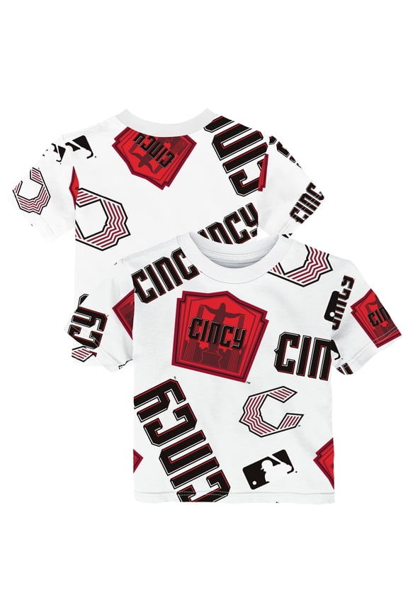Toddler Outerstuff White Cincinnati Reds 2026 City Connect Game Day T-Shirt
