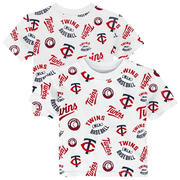 Toddler Outerstuff  White Minnesota Twins Run Down T-Shirt