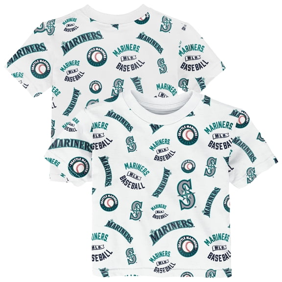 Toddler Outerstuff  White Seattle Mariners Run Down T-Shirt