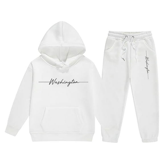 Toddler Outfit,Girls Winter Warm Tracksuit Pullover Hoodie and Jogger Pants Cute Printed Casual Two Piece Outfit Set,Two Piece Outfits,2-3 Years