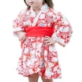 thumbnail image 1 of Toddler Outfits For Girls Trendy Stylish Printed Kimono Long Sleeve For Casual Wear Ideal For Year Round Fashion Gift Sets Size 4-5T, 1 of 6