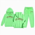 thumbnail image 1 of Toddler Outfits For Girls Sets Boys Long Sleeve Solid Warm Hoodie Pullover Tops Pants Kids Sweat Suit 6-12 Months 12-24 Months 2T 3T 4T 5T 6T 7T Gift Set 12-13 Years, 1 of 7