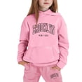 thumbnail image 1 of Toddler Outfits for Girls Sets Child Boys Long Sleeve Solid Warm Hoodie Pullover Tops Pants Kids Sweat Suit Sweatsuits 4-5 Years, 1 of 4