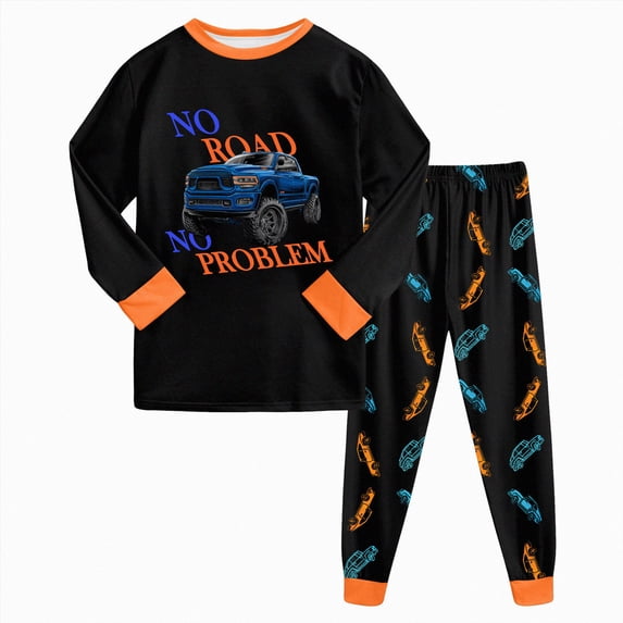 Toddler Pajamas 100% Cotton Kids Pajamas for Boys Girls Long Sleeve Set 2 Piece Snug Fit Pjs Set 2T-6T