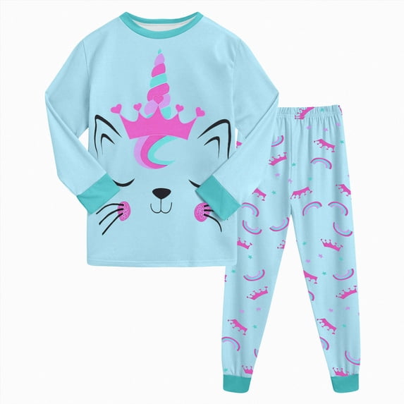 Toddler Pajamas Boys Pyjamas Sleepwears Long Sleeves Pjs Sets for Kids Fall Winter 6-12 Months 12-24 Months 2t 3t 4t 5t 6t 7t 8t 9t Children(Mint Green,8-9 Years)
