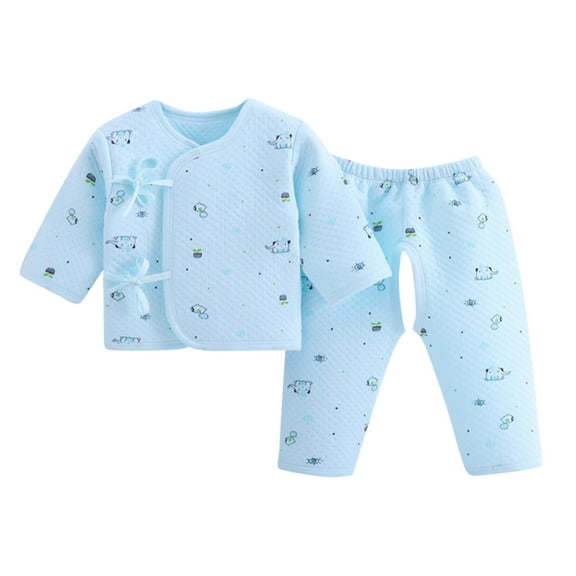 Toddler Pajamas Girls Boys 2PCS Newborn Baby Boys Girls Pyjamas Tops Pants Sleepwear Set Outfits Pjs for Kids