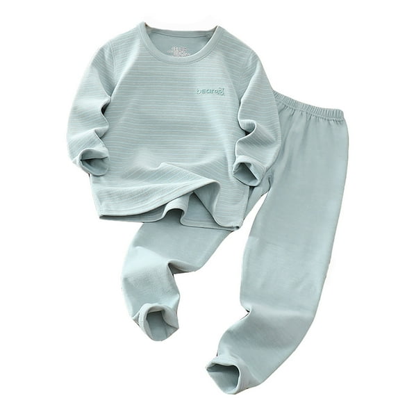 Toddler Pajamas Set Children's Thermal Underwear Set Wool Silk Boys Girls Thick Long Pajamas Toddler Pjs Toddlers Pajamas for Girls 12-13 Years