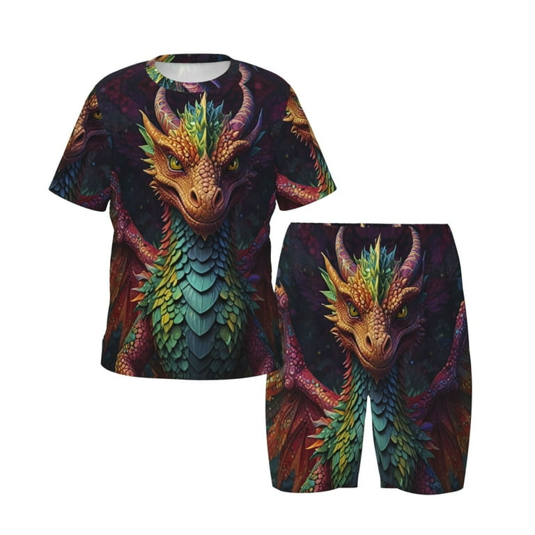 Girls dragon pajamas shop