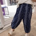 thumbnail image 1 of Toddler Pants Kids Baby Boy Girl Casual Elastic Harem Long Pants Bloomers, 1 of 4