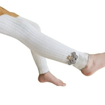 Toddler Pants Kids Baby Girls Cartoon Bear Warm Leggings Knitted Ihose Stretchy Basic Ninth Yhose For Winter Stocking Fall Outfits