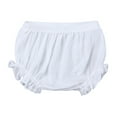 thumbnail image 1 of Toddler Pants Kids Spring Summer Solid Ruffle Shorts Clothes Boys Shorts White 12 Months-18 Months, 1 of 6