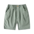 thumbnail image 1 of Toddler Pants Summer Kids Thin Solid Casual Fashion Shorts Clothes Shorts For Boys AG 12 Months-18 Months, 1 of 4