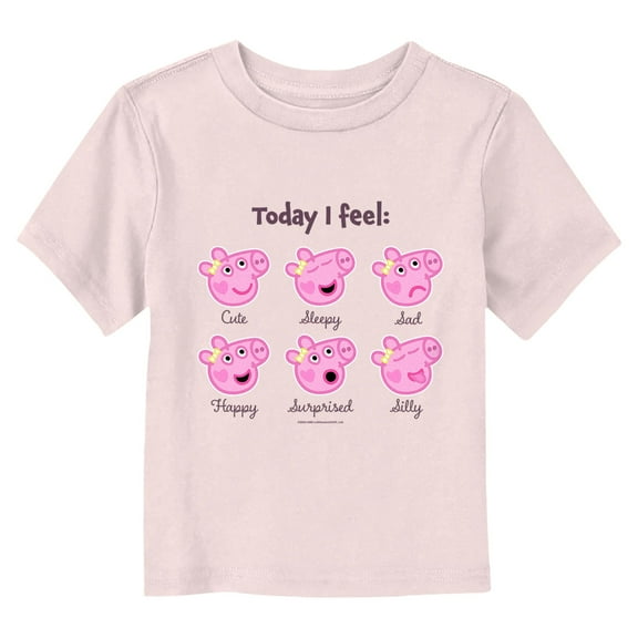 Toddler Peppa Pig Evie Today Emotions T Shirt