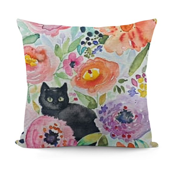 Toddler Pillowcase by  - Fits Both  Pillows - Soft, Durable &amp; Breathable (Watercolor Floral)
