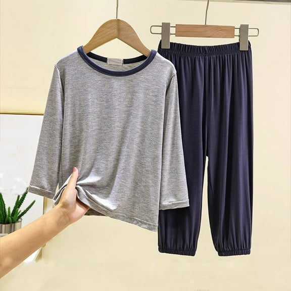 Toddler Pjs Cute Cartoon Printed Short Sleeve Loungewear and Short Pants 2 Piece Summer Birthday Pajamas for Toddler Girls Little Boys