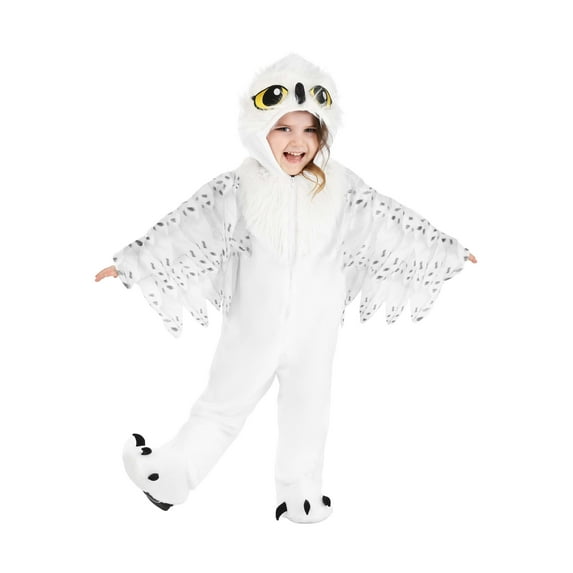 Toddler Plush White Owl Costume