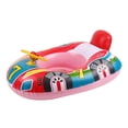 thumbnail image 1 of Toddler Pool Float with Seat, Boat Inflatable Ride on Car for Kids, Outdoor Water Toys for Babies and Toddlers, 1 of 6