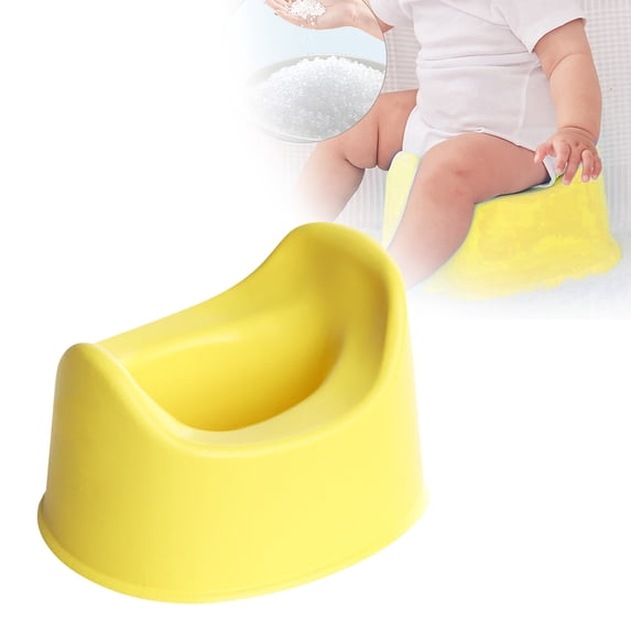 Toddler Potty Toilet Portable Comfort Potty Seat Toilet Urinal Potty For Boys And Girls Yellow Toilet Training Seat Toilet Mat Yellow 11.4"X"9.1"