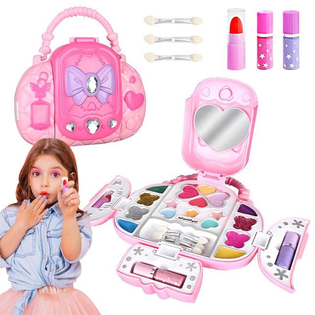 Kids Makeup Set for Girls, Girl Toys 57, Princess Toys Real Washable