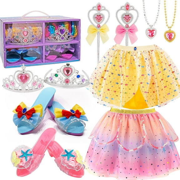 Toddler Princess Dress up Toys for 3 4 Year Old Girls Birthday Gifts