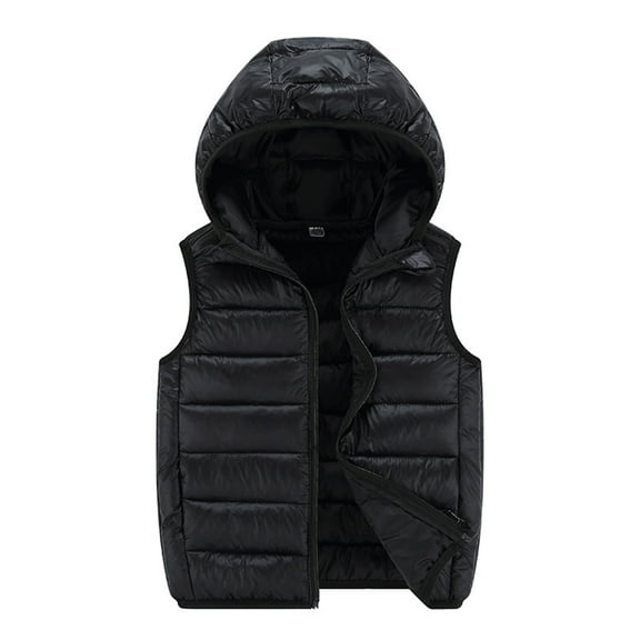 Toddler Girls Boys Puffer Vest Kids Winter Vest Cute Jackets Sleeveless Lightweight Jacket Winter Warm Outwear Jacket Vest for Children 6-12 Months