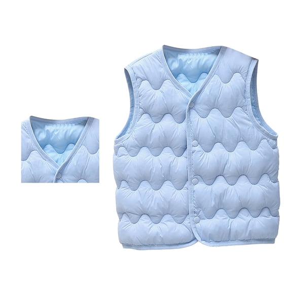Toddler Puffer Vest Lightweight Sleeveless Girls' Outerwear Vests Girls Winter Clothes Girls Size 1-2 Years Clothes