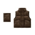 thumbnail image 1 of Toddler Puffer Vest Sleeveless Lightweight Girls' Outerwear Jackets & Coats Boys' Outerwear Vests Girls Puffer Vest Size 12-24 Months, 1 of 5