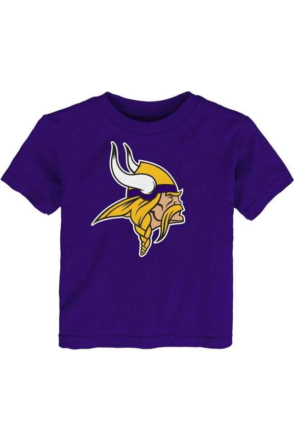 Toddler Purple Minnesota Vikings Primary Logo T-Shirt