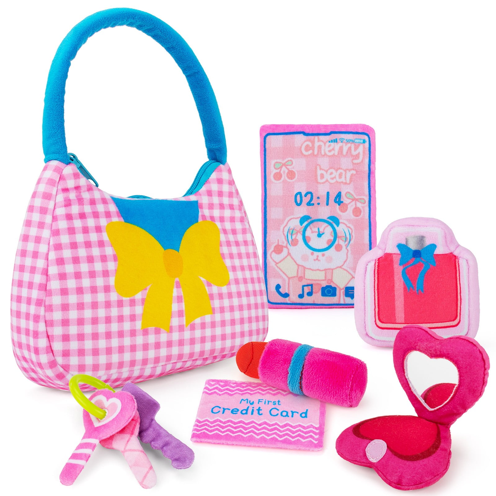 Toddler Purse Baby Girl Toys Prentend Play Little Girls Princess1 2 3 4 Years Old My First Toys Set 5 Accessories Perfect Gifts Birthday Valentine s 47a4ea36 c1ab 432d 89db 463d55f11a31.c2eeaf55ba401f1f8f0f224f27e283d4
