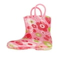 thumbnail image 1 of Toddler Rain Boots for Girls Boys Waterproof Rain Boots with Handles Girls and Boys Rain Boots with Handles rainboots for toddlers girls botas de lluvia para niñas, 1 of 9