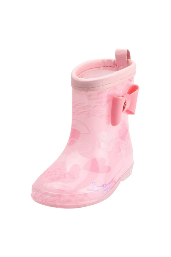 Toddler Rain Boots Rain Boots Short Rain Boots For Toddler Easy On Lightweight Pink