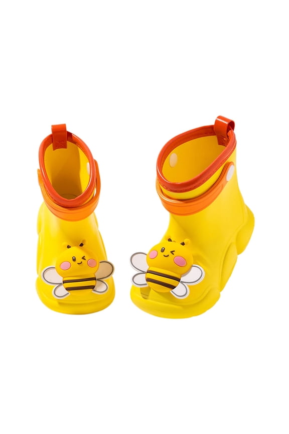 Toddler Rain Boots for Boys Waterproof Kids BEE EVA Boots