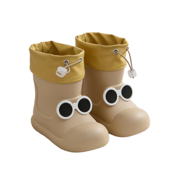 Toddler Rain Boots for Boys Waterproof Kids Sunglasses Rubber Boots
