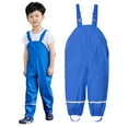 thumbnail image 1 of Toddler Rain Pants Proof Suspender Trousers Waterproof Pants Kids Outdoor Playsuit Rain Boys Size 4T, 1 of 6