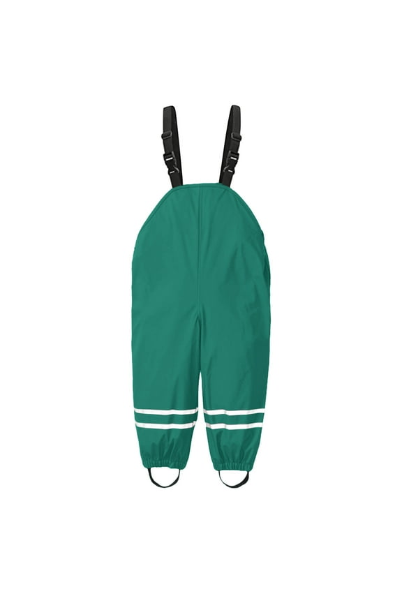 Toddler Rain Pants Toddler Girls Waterproof Pants Toddler Dirty Proof Trousers Solid Rain Bib Pant Outdoor 1-3 Years Cute for boys and girls clothes