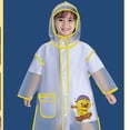 thumbnail image 1 of Toddler Rain Poncho,Rain Ponchos for Kids,3t Rain Jacket Girls Toddler Kids Raincoat Boys Girls Rain Jacket Waterproof Rain Poncho Reusable Outwear Rainwear Rain Suit #05, 1 of 4