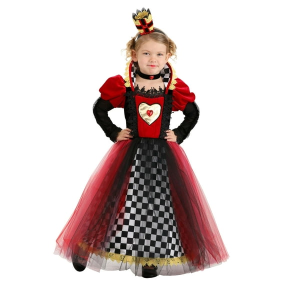Toddler Ravishing Queen of Hearts Costume