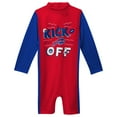 thumbnail image 1 of Toddler Red Buffalo Bills Wave Runner Long Sleeve Wetsuit, 1 of 1