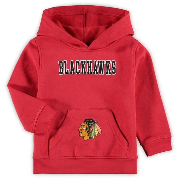 Toddler Red Chicago Blackhawks Team Primary Pullover Hoodie