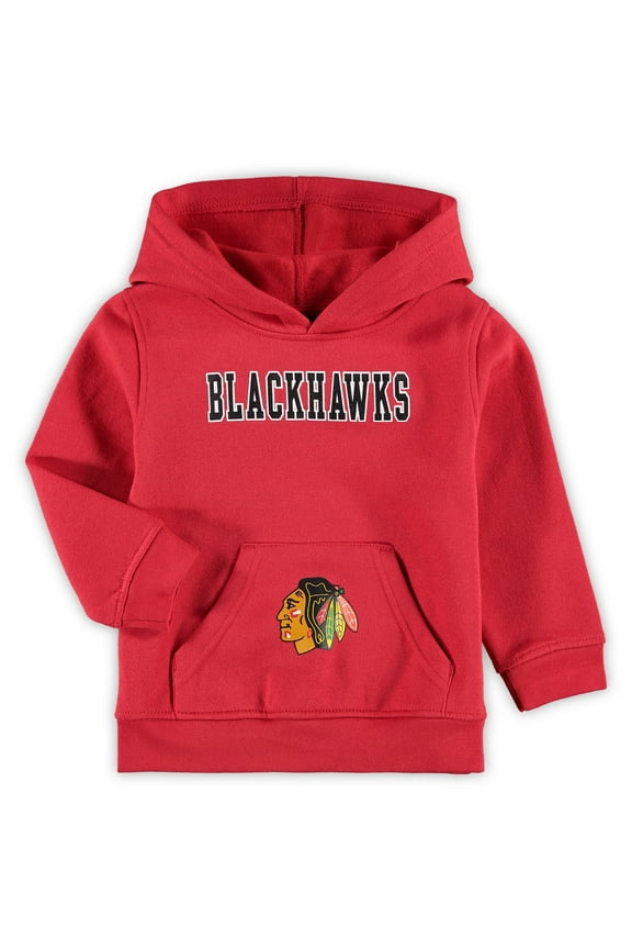 Toddler Red Chicago Blackhawks Team Primary Pullover Hoodie