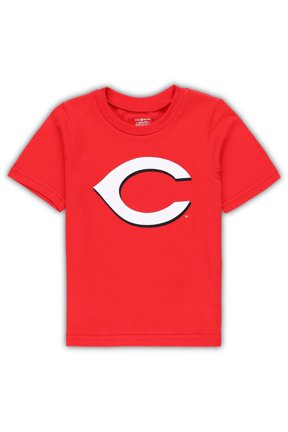 Toddler Red Cincinnati Reds Team Crew Primary Logo T-Shirt