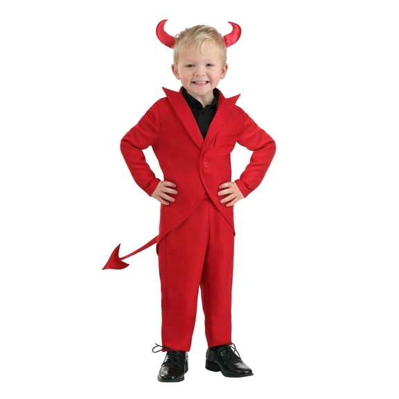Toddler Red Devil Suit Costume