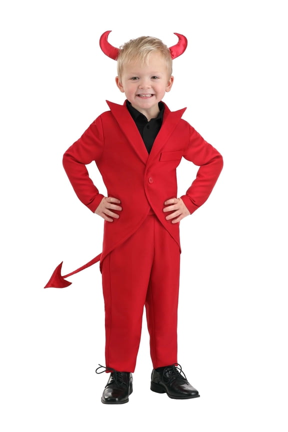 Toddler Red Devil Suit Costume