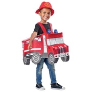 Toddler Red Fire Truck Tunic Costume