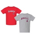 thumbnail image 1 of Toddler  Red/Gray Los Angeles Angels Logo 2-Pack T-Shirt Set, 1 of 1