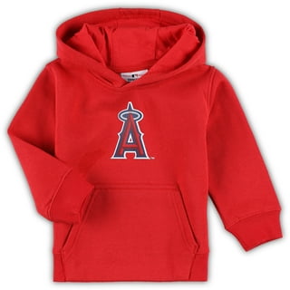 Nike Springer (MLB Los Angeles Angels) Men's Short-Sleeve Pullover Hoodie.