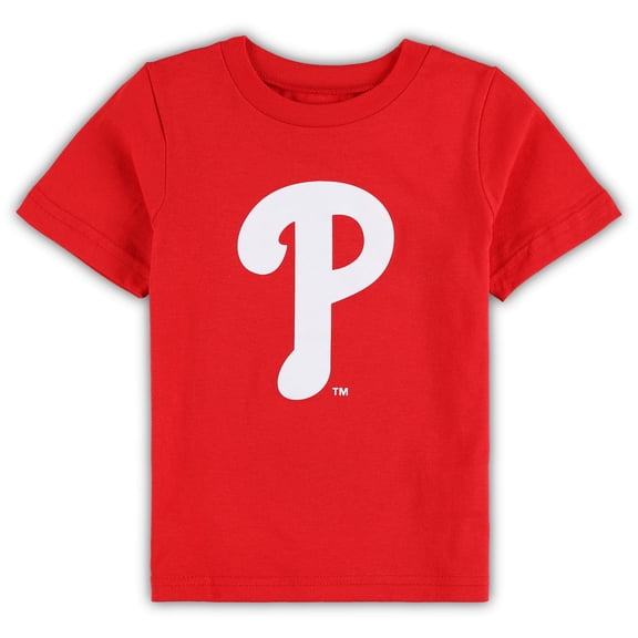 Toddler Red Philadelphia Phillies Team Crew Primary Logo T-Shirt