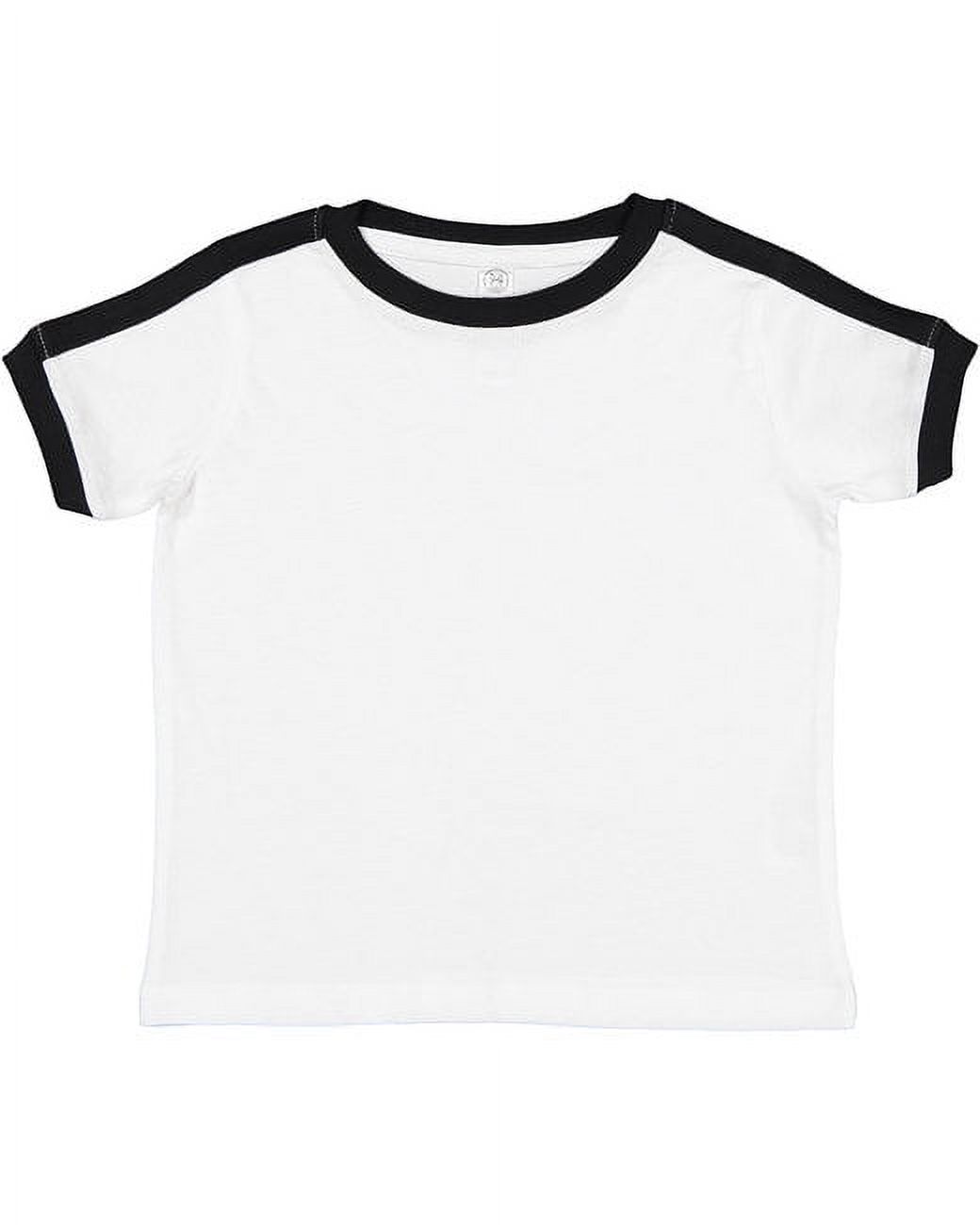 Toddler Retro Ringer T-Shirt - WHITE/BLACK - 3T - image 1 of 2