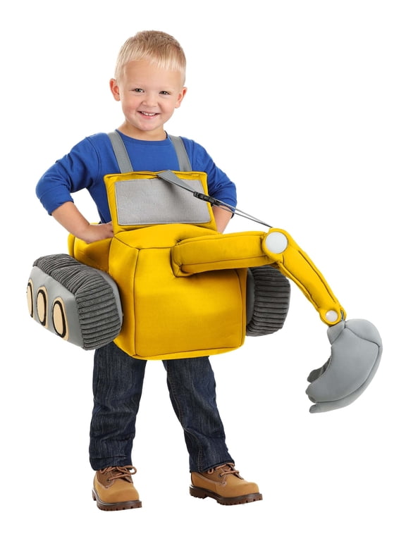 Toddler Ride in Excavator Costume