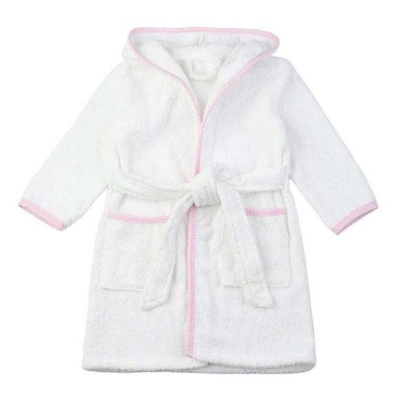 Toddler Robe 4t Cute Warm Toddler Bathrobe Solid Shawl Flannel Towel Indoor Girls Robes Towel Robe Baby Robes 0-6 Months Girl